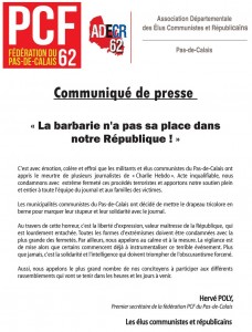 communiqué de presse